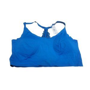 Women's Bonded Racerback W/Lace Bralette Blake & Co. Blue XL